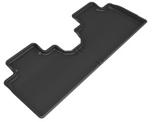 Ford Mustang Mach-E Floor Mats - Rear - 3D MAXpider - Kagu - Black - `21-`23 Ford Mustang Mach-E Floor Mats - Rear - 3D MAXpider - Kagu - Black - `21-`23